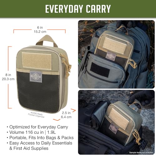 Maxpedition Beefy 2013 Pocket Organizer (Khaki)