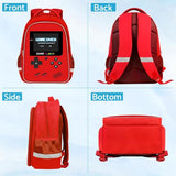 TILYTADLY School Backpack for Boys - Gamer Boys Backpack for Kids Children Teens Elementary Middle School - Students Bag for Ages 6-18,17″ Video Video Game Bookbag Travel Back Pack