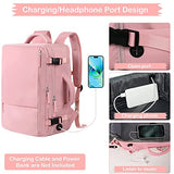 Hanples Travel Backpack for Women, 17 Inch Waterproof Laptop Backpack