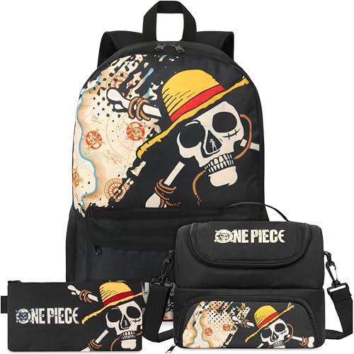 Get Trend One Piece Boys Backpack, Lunch Bag & Pencil Case, 3 Piece Set | Backpacks4Less