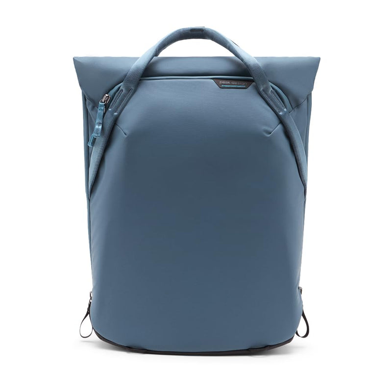 Peak Design Everyday Totepack 20L, Ocean, Weatherproof Shell, Top and Side Access, FlexFold Dividers, Laptop Sleeve, Internal Pockets, Backpack or Hand Carry, Versatile Tote Bag for Women and Men
