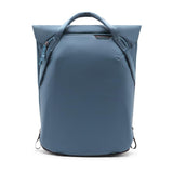Peak Design Everyday Totepack 20L, Ocean, Weatherproof Shell, Top and Side Access, FlexFold Dividers, Laptop Sleeve, Internal Pockets, Backpack or Hand Carry, Versatile Tote Bag for Women and Men