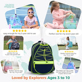 Choco Mocha Kids Tennis Bag for Boys, 16 Inch Youth & Junior Tennis Backpack with Shoe Compartment, Holds 2 Rackets (21–23 Inch), Camo Gray