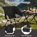 Cuzobro Ultralight Camping Chair,Compact Folding Chair with Anti-Sinking Large Feet and Storage Bag,Lightweight Backpack Chair for Naturehike,Travel,Beach,Hiking