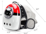 Back Expandable Cat Carrier Backpack, Backpack for Cats Kitten Small Puppy, Airline Approved Cat Bubble Backpack, Space Capsule Astronaut Carrier