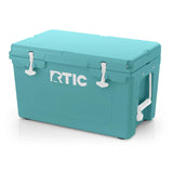 RTIC 65 qt Hard Cooler Insulated Portable Ice Chest Box for Beach, Drink, Beverage, Camping, Picnic, Fishing, Boat, Barbecue, Lagoon