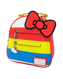 Loungefly Hello Kitty 45th Anniversary Stripes Convertible Mini Backpack