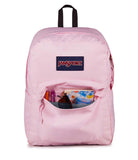 JanSport SuperBreak Plus Backpack with Padded 15-inch Laptop Sleeve and Integrated Bottle Pocket - Spacious and Durable Daypack for Work and Travel - Pink Ice