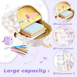 BACH AND BOUJEE Cute Bow School Backpack for Teen Girls Women Purple Bow Backpack Aesthetic School Bookbag for College Travel Office Work Coquette Bows Bookbags