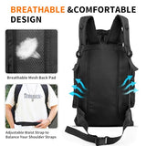 Triforde Hiking Backpack Tactical Backpack for Men Women, 80L Military Backpack Rucksack Waterproof Large Travel Camping Backpack for Men, Molle Rucksack Outdoor Sport Travel Cycling Daypack (Black)