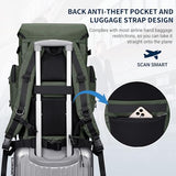 WITZMAN Travel Backpack for Men Women Carry-on Convertible Duffel Backpack