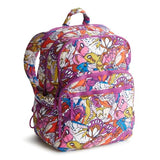 Vera Bradley Women's Featherweight Large Bancroft Backpack, Flutter, One Size