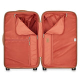 DELSEY PARIS Chatelet Air 2.0 Hardside Luggage Trunk with Spinner Wheels, Angora, Checked-26 Inch Trunk