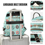 Doughnuts Backpack Purse For Women Lightweight Travel Shoulder Bag Daily Mini Backpack