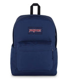 JanSport SuperBreak Plus Backpack with Padded 15-inch Laptop Sleeve and Integrated Bottle Pocket - Spacious and Durable Daypack for Work and Travel - Navy