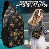 Get Trend Harry Potter Gifts Crossbody Bags for Girls Teens Women Cute Sling Travel Bag for Phone Money Essentials (Black Harry Potter)