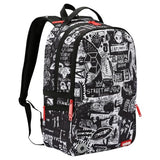 UNIKER Graffiti Backpack, Designer Laptop Backpack for 15.6 Inch Work,Water Resistant Backpack Computer Bag,Urban Graffiti