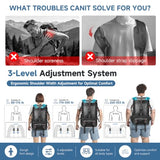 SWICKY Carry-on Travel Backpack for Men, Airline Approved Convertible Duffle Backpack with Shoe Compartment & USB Charging Port, Water Resistant 17.3 Inch Laptop Backpack for Travel Gym Camping