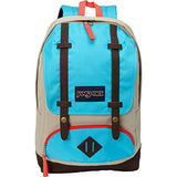 JanSport Cortlandt 15-inch Laptop Backpack - Rugged Vegan Leather Bag, Black