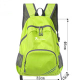Geboldil Men's and women's waterproof backpack traveling backpack green