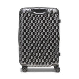 KARL LAGERFELD Paris Unisex Luggage Suitcase,Black/Grey,Medium