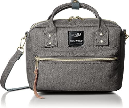Anero POST ATC1223Z 2-Way Shoulder Bag, A5, Multiple Storage, Gray