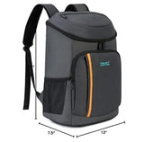 TOURIT Cooler Backpack Insulated 30 Cans, Lightweight Leak Proof Travel Cooler Bag, Soft Waterproof Backpack Cooler for Men Women, Camping Hiking Beach Travel Picnic