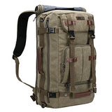 WITZMAN Canvas Backpack Vintage Travel Backpack Large Laptop Bags Convertible Shoulder Rucksack Canvas Sling Bag Sling Backpack Crossbody Chest Bag