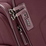 Samsonite Lineate DLX Softside Expandable Luggage with Spinner Wheels, Merlot, Medium Checked