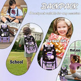 Roffatide Anime Backpack Printed Business Casual Laptop Shoulders Backpack Travel Hiking Daypacks Rucksack 17 Inch A