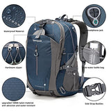 SPEEDPARK Hiking Backpack 40L Waterproof Hiking Daypack with Rain Cover, Outdoor Trekking Travel Backpacks for Men Women