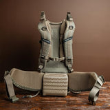 Eberlestock Modframe Hunting Pack Frame – Ultra-Durable, Lightweight Modular Backpack System – Adjustable Fit, Load Shelf, and Compression Straps – Compatible with EMOD Accessories – Military Green