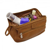 Piel Leather Deluxe Top Frame Traveling Kit, Saddle, One Size