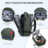 WITZMAN Travel Backpack for Men Fits 16 inch Luggage Bag USB Charging Port