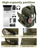 fufazfo Mesh Backpack, Heavy Duty Mesh Bookbag for Girls Boys Kids, Women See Through Transparent Net Back Pack for School Beach Swimming Work Travel - Army Green
