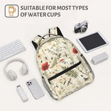 Cute Ocean Dolphin Backpack for Women Teen Girls School Laptop College Underwater Marine Life and Coral Reef Backpacks for Gifts Travel Hiking Work Camping, Polyester Lightweight Bookbag Back Pack