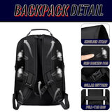 JARWAM Large Travel Backpack for Men with LifetimeWarranty, TSA Friendly 17.3 Inch Laptop Backpack, 45L Carry On Airline Approved Computer Bag for Work College Travel, Black