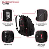 SwissGear 1271 ScanSmart Laptop Backpack, Fits Most 16 Inch Laptops and Tablets, TSA Friendly Backpack, Ideal for Work, Travel, School, College, and Commuting - Black