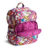 Vera Bradley Women's Featherweight Large Bancroft Backpack, Flutter, One Size