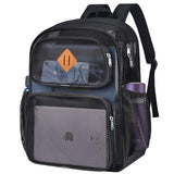 DST Gainbow Mesh Backpack for School 18in Large Mesh Bookbag for Boy Girl
