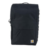 Carhartt 21L Top-Load Backpack, Durable Water Resistant Coated Canvas Base W/ 17" Laptop Sleeve, Black