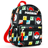 Pokemon Mini Backpack for Kids Toddlers - 11" Iconic Woven Small Backpack Bundle w Stickers and More | Preschool Daycare Kindergarten | Fits Boys Girls Alike