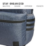 adidas Classic 3-Stripe Backpack for Laptop, School and Travel, 28L