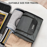 WITZMAN Carry On Travel Backpack for Men Large Convertible 45L Nylon Backpack 3 in 1 Bag and mens travel bag toiletry Large Hanging Multi-organization Bathroom Bag