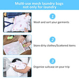 GOGOODA Mesh Laundry Bags for Delicates Durable Protective Wash Bags