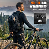 Pankay 25L Hydration Backpack Hiking, Hiking Backpack with Water Bladder, Detachable Phone Pouch & Helmet Holder, Lightweight Water Backpack for Men Women Hiking Biking Running Camping Travel