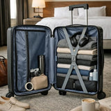 World Traveler Chariot Midnight Paws Pet Lover 20-Inch Carry-On Hardside Expandable Spinner Luggage with TSA Lock
