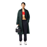 Lacoste Women's Flap Crossover Crossbody Bag, Dark Sapphires/Black, One Size