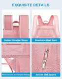 Lyingflat Heavy Duty Mesh Backpack, Transparent Beach Bag, Pool & Travel
