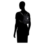 adidas Originals Trefoil 2.0 Mini Backpack Small Travel Bag, Black/White, One Size